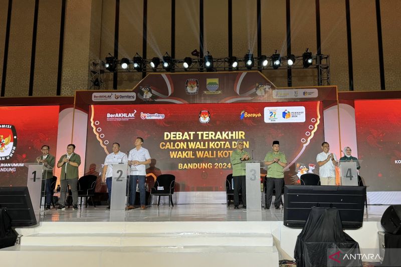 KPU Kota Bandung gelar debat terbuka kedua Pilkada 2024