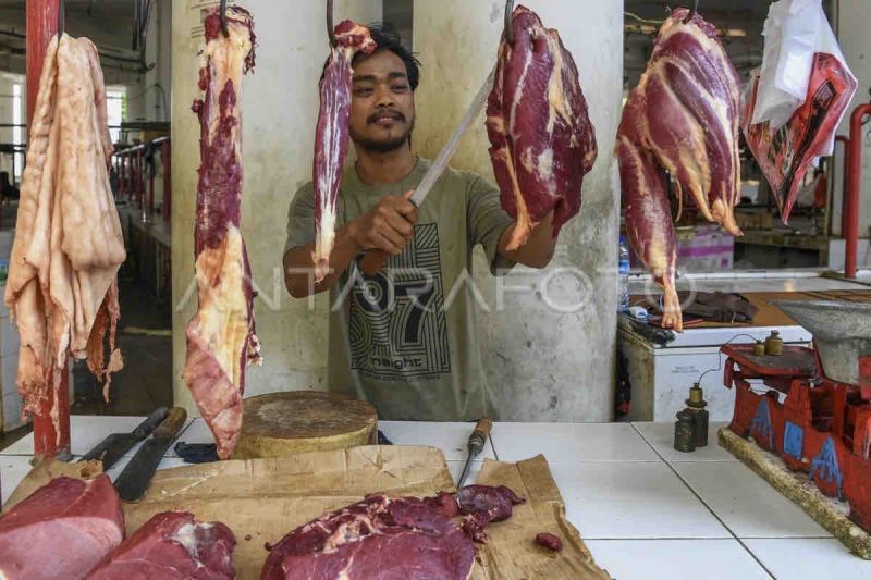 Harga daging sapi turun Rp3.800 jadi Rp130.390 per kg