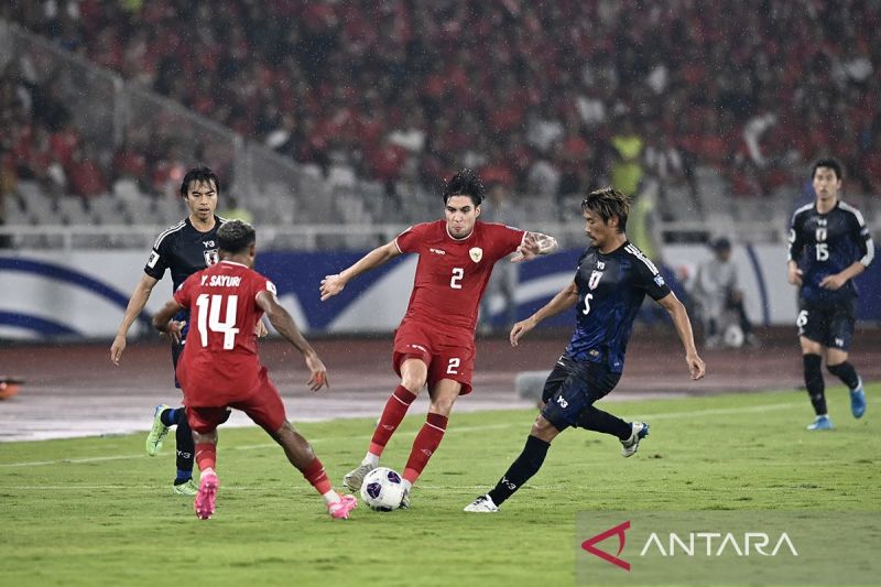 Kualifikasi Piala Dunia Zona Asia: Indonesia vs Jepang 0-3 di babak pertama