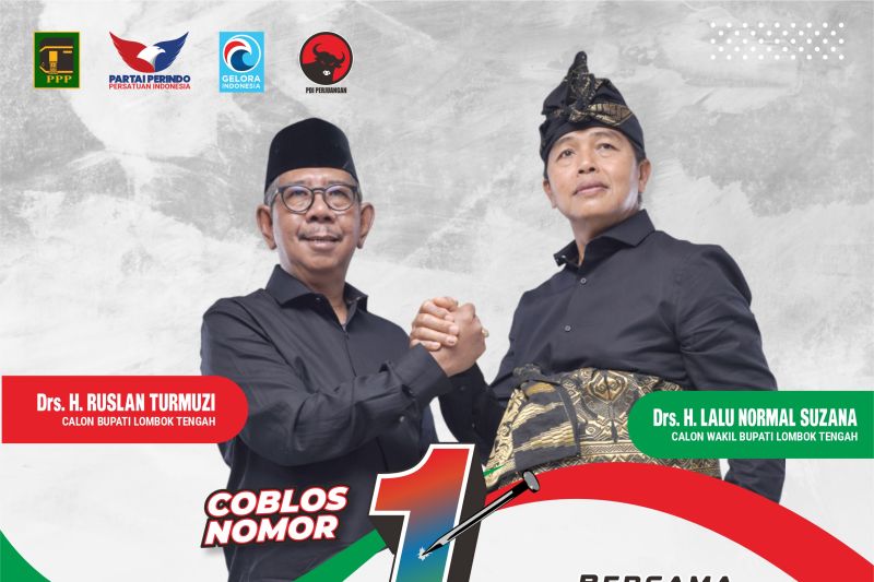 Visi-misi Calon Bupati Lombok Tengah Ruslan Turmuzi dan Wakil Bupati Lombok Tengah Lalu Normal Suzana (Ruslan-Normal)