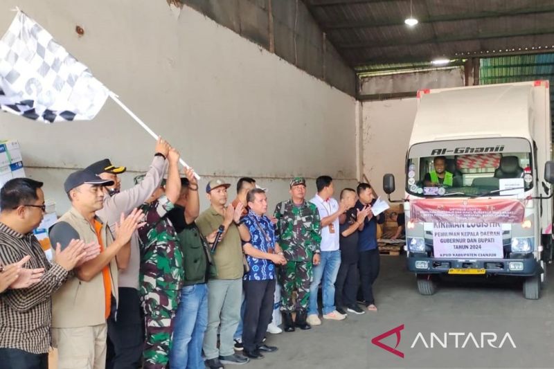 150 personel Polres Cianjur kawal pendistribusian logistik pilkada