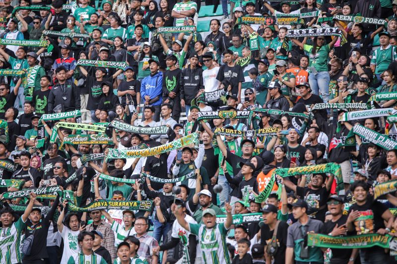 Persebaya pecahkan rekor penonton terbanyak saat lawan Persija