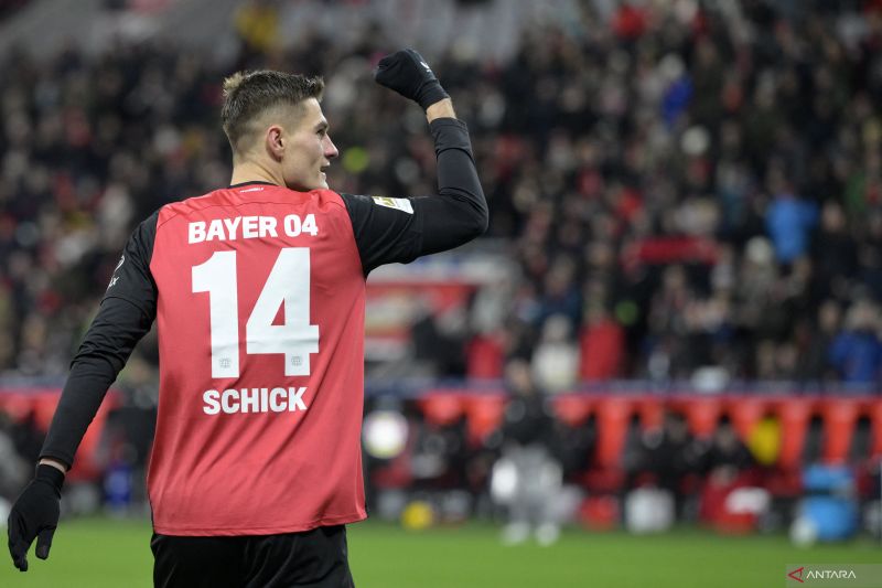 Tiga gol Schick warnai kemenangan Bayer Leverkusen atas Heidenheim