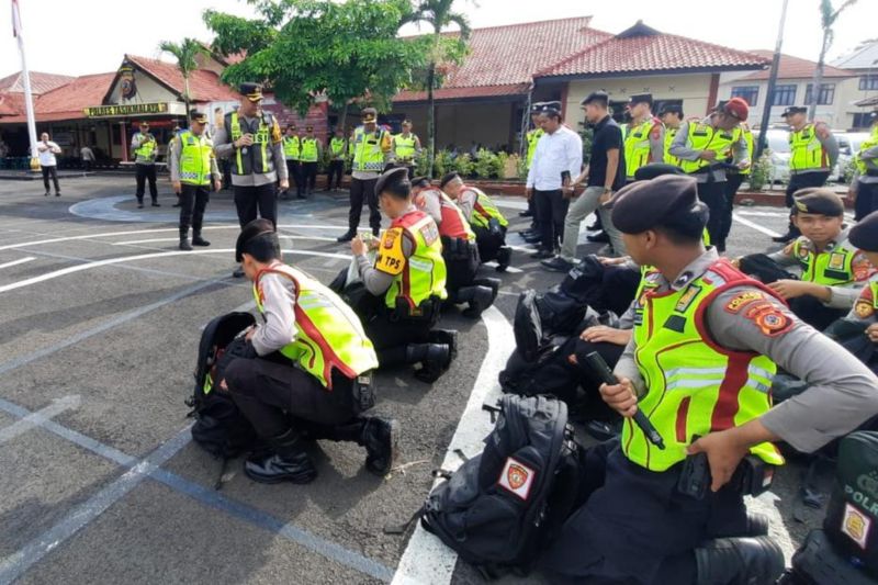 Polres Tasikmalaya siapkan 358 personel pengamanan TPS Pilkada 2024