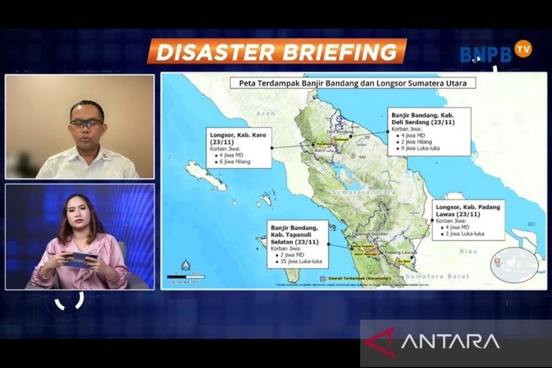 BNPB sebut daerah di Pulau Jawa masih harus siaga bencana hingga awal 2025