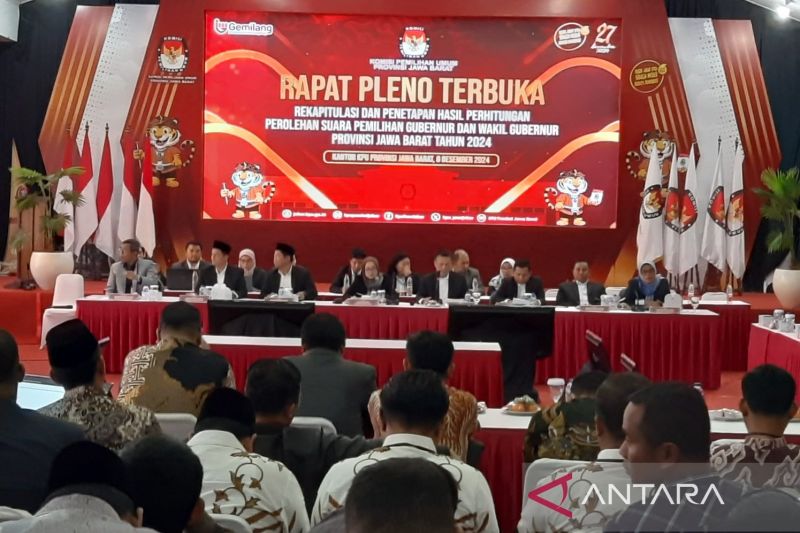 Rekapitulasi Pilgub Jabar tingkat provinsi ditarget rampung Minggu