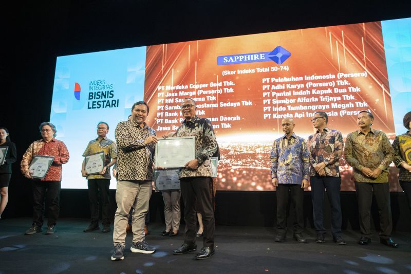 Bank bjb raih penghargaan Indeks Integritas Bisnis Lestari dari TII-Tempo