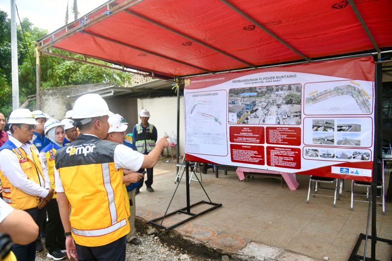 Pembangunan jalan layang Nurtanio ditarget rampung Mei 2025