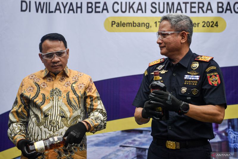 Pemusnahan barang hasil penindakan kepabeanan di Sumbagtim