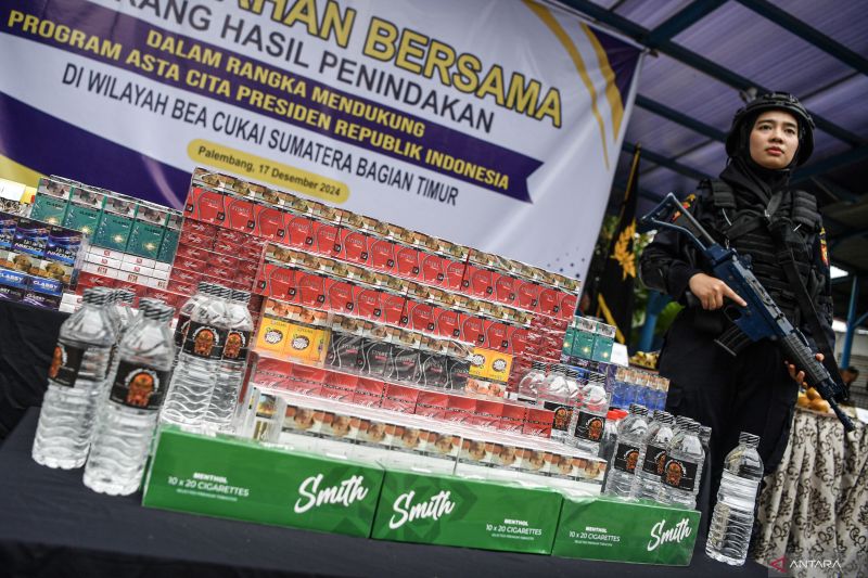 Pemusnahan barang hasil penindakan kepabeanan di Sumbagtim