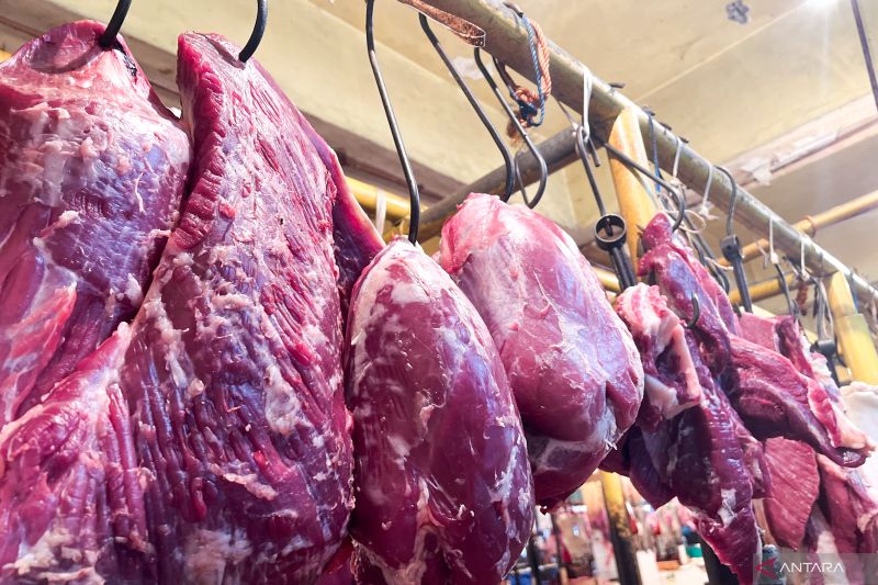 Harga pangan mayoritas turun, daging sapi menjadi Rp131.990 per kg