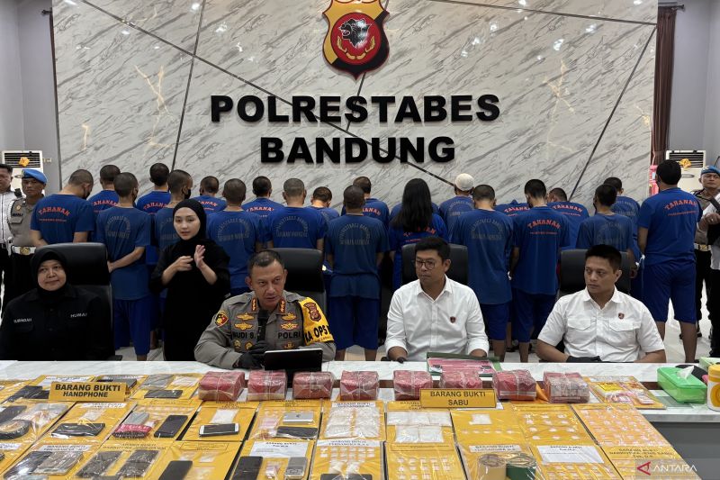 Polrestabes Bandung gagalkan peredaran 9 kg sabu-sabu