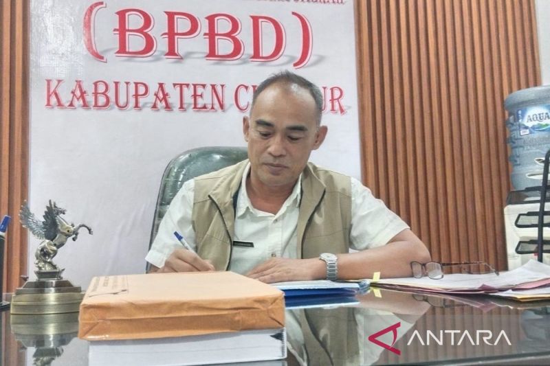 BPBD Cianjur menyiagakan relawan di setiap kecamatan di wilayah selatan