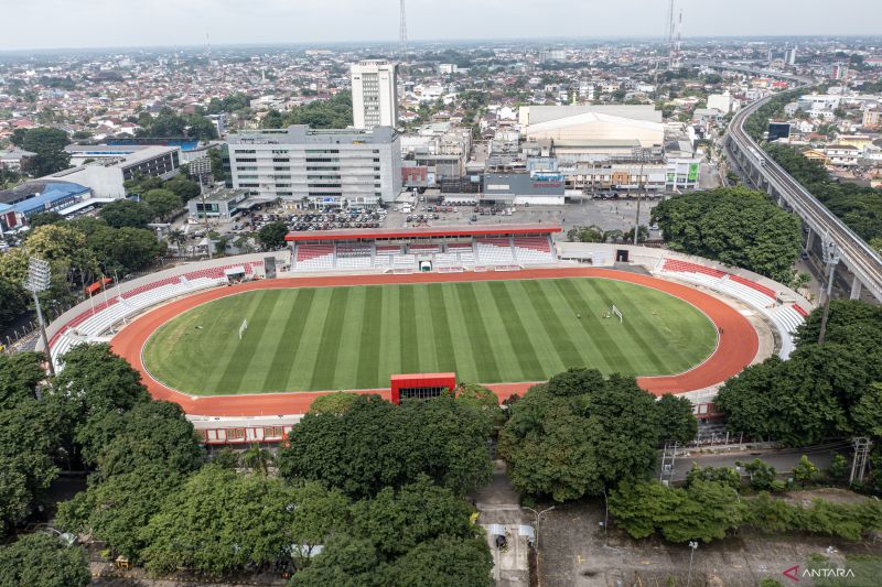 Renovasi stadion Bumi Sriwijaya Palembang rampung