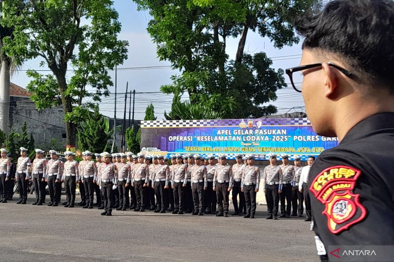 Polres Garut melaksanakan Operasi Keselamatan Lodaya 2025