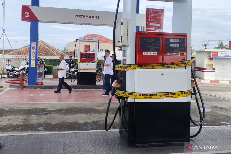 Polri mengungkap SPBU manipulasi takaran BBM di Sukabumi