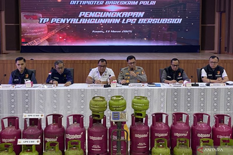 Polri tetapkan lima tersangka kasus penyuntikan LPG di Jabar dan Jateng