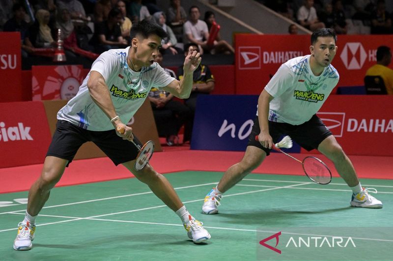 Hasil Thailand Open 2025: Sabar/Reza gagal ikuti langkah Fajar/Rian