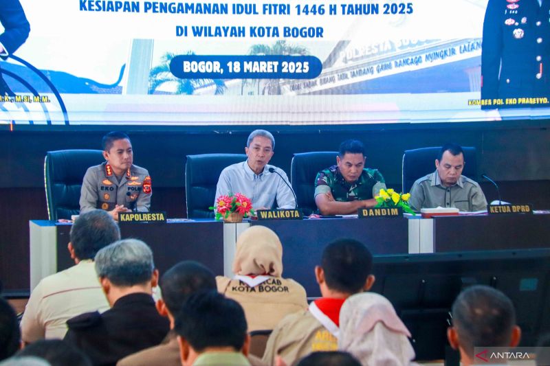 688 personel amankan Lebaran 2025 di Kota Bogor