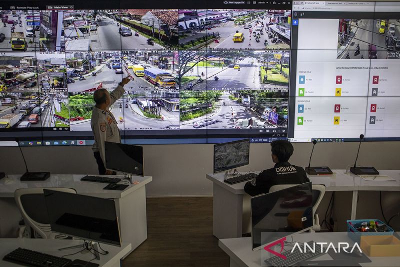 Pemantauan arus mudik Lebaran di Kabupaten Bandung Barat