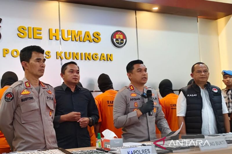 Polres Kuningan ringkus 11 pengedar narkoba selama satu bulan