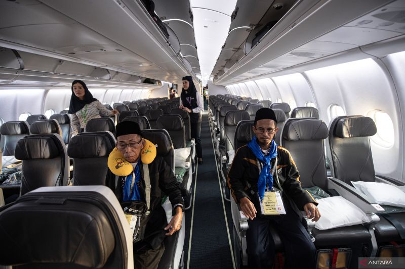 Jamaah calon haji asal OKU Timur berangkat menuju Madinah
