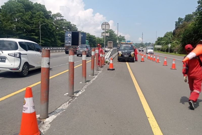 Contraflow di Tol Jagorawi arah Puncak mulai dihentikan