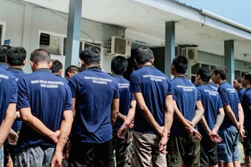 Lapas Karawang terima puluhan napi pindahan dari Lapas Bandung
