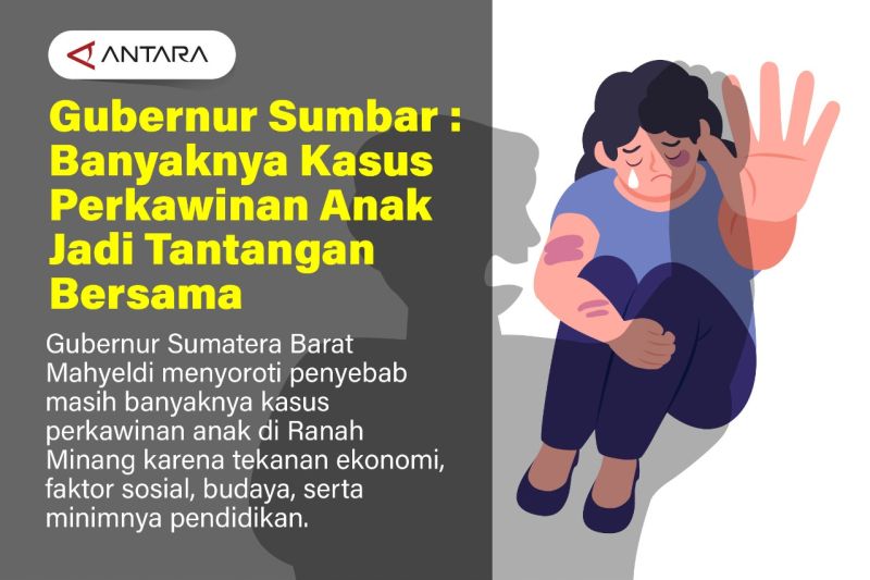 Gubernur Sumbar : Banyaknya kasus perkawinan anak jadi tantangan bersama