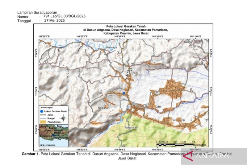 Pergerakan tanah, Badan Geologi: Bangunan rumah permanen di Ciamis rawan roboh