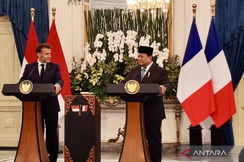 Presiden Prabowo: Indonesia dan Prancis dukung Palestina merdeka