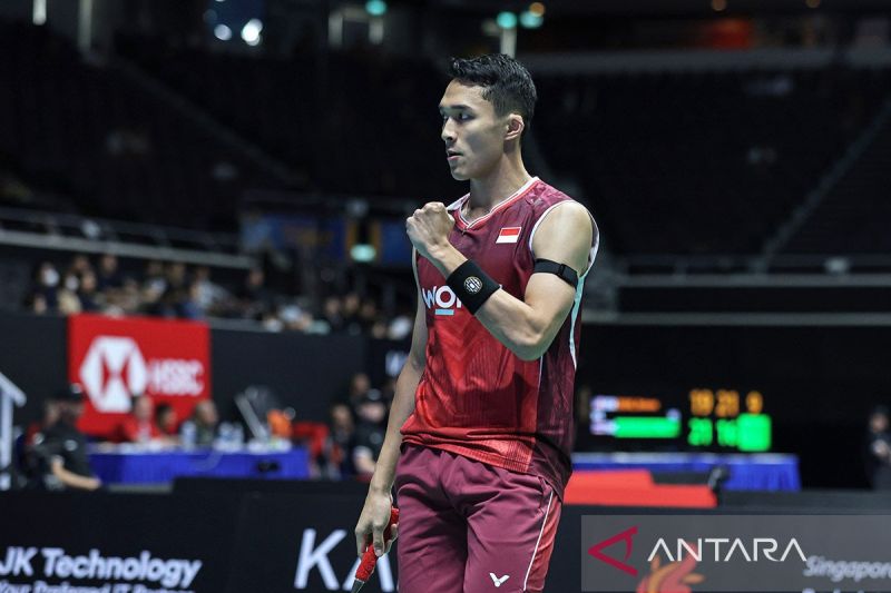 Singapore Open 2025 - Debut profesional Jonatan terhenti di 16 besar