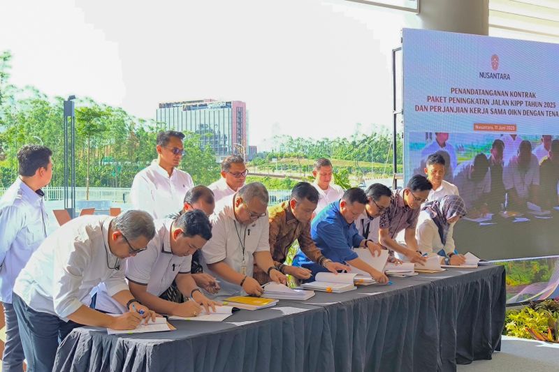 Proyek jalan di IKN senilai Rp396 miliar sedang digarap Waskita Karya