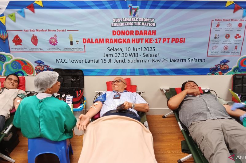 Rayakan HUT ke-17, Pertamina Drilling donor darah