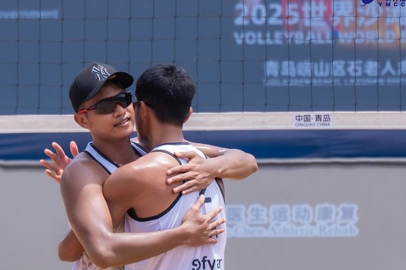 Bintang/Sofyan raih runnerup voli pantai Qingdao 2025