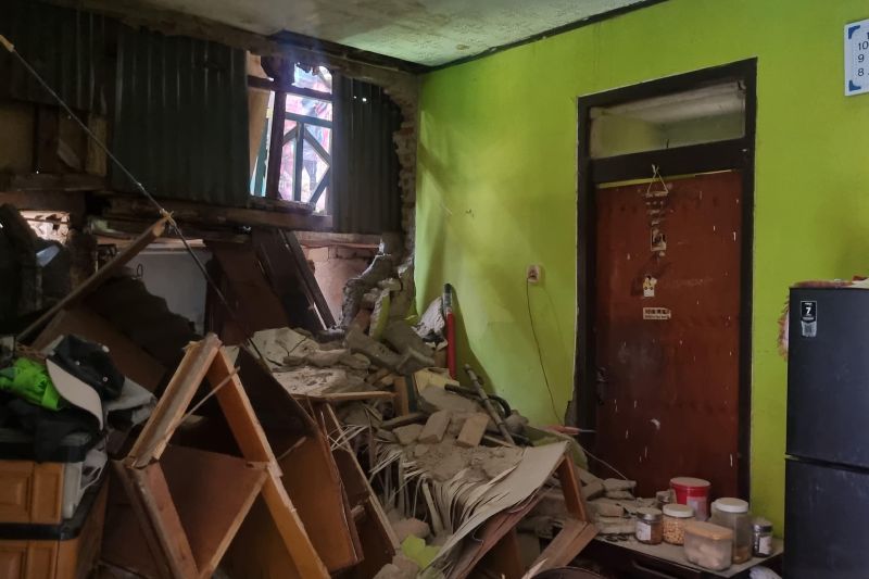 Empat orang terluka akibat ledakan gas di Maleber Bandung