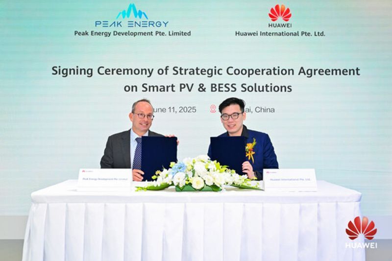 Huawei Digital Power and Peak Energy Sign MoU at SNEC 2025 to ...
