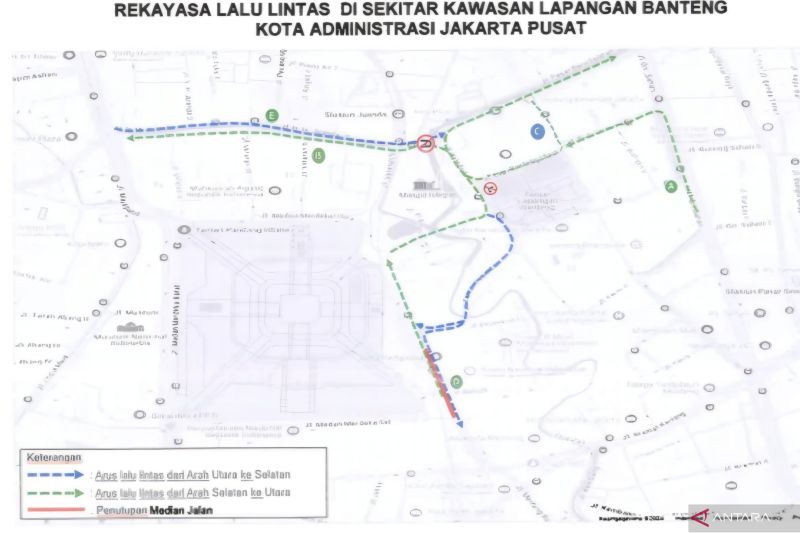Berikut ruas jalan yang perlu dihindari saat kunjungan PM Malaysia di Jakarta