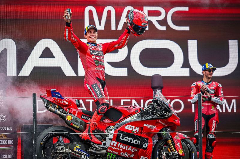 Marc Marquez juara MotoGP Belanda 2025