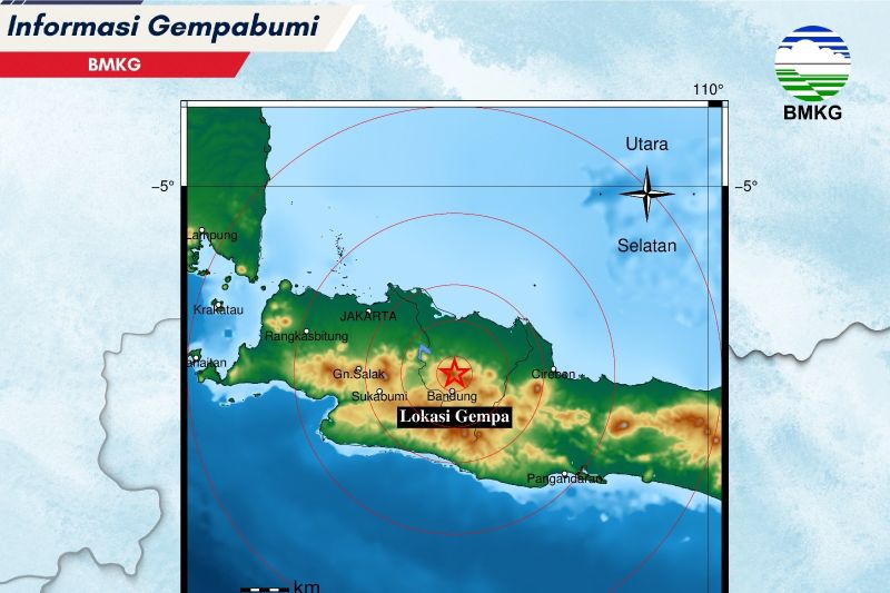 Gempa Minggu pagi di Cimahi yang dipicu oleh Sesar Lembang, masyarakat agar tetap tenang