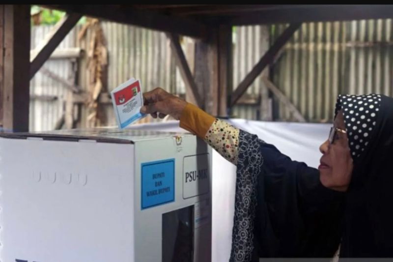 KPU Pesawaran gelar rapat pleno penetapan paslon terpilih hasil PSU