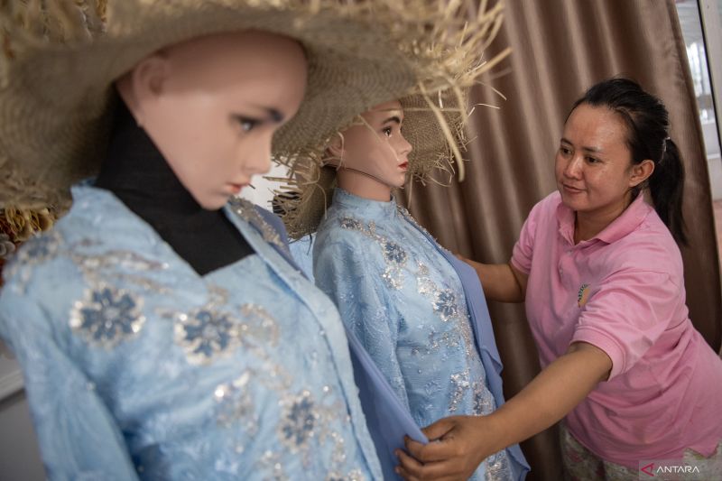 Pembinaan keterampilan kerja WBP lapas perempuan Palembang