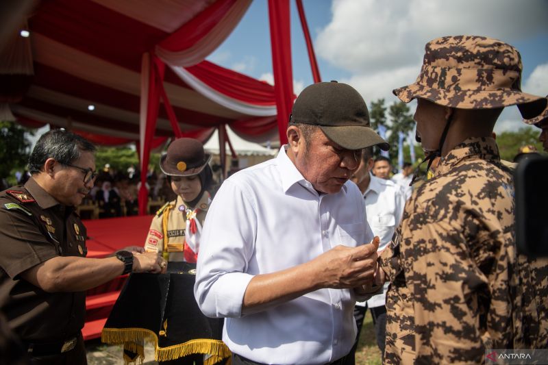 Pembukaan retret laskar pandu satria tahap I di Palembang