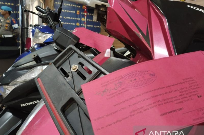 Ini modus empat pencuri sepeda motor yang ditangkap Polres Karawang