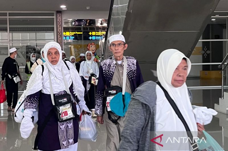 Tersisa satu kolter, 12 Kloter Debarkasi Banjarmasin telah tiba di tanah air