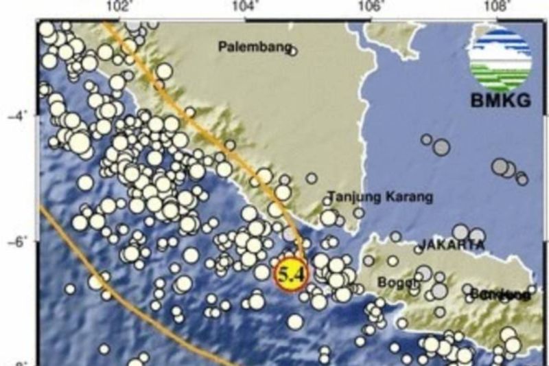 Gempa guncang sejumlah wilayah di Lampung pagi ini