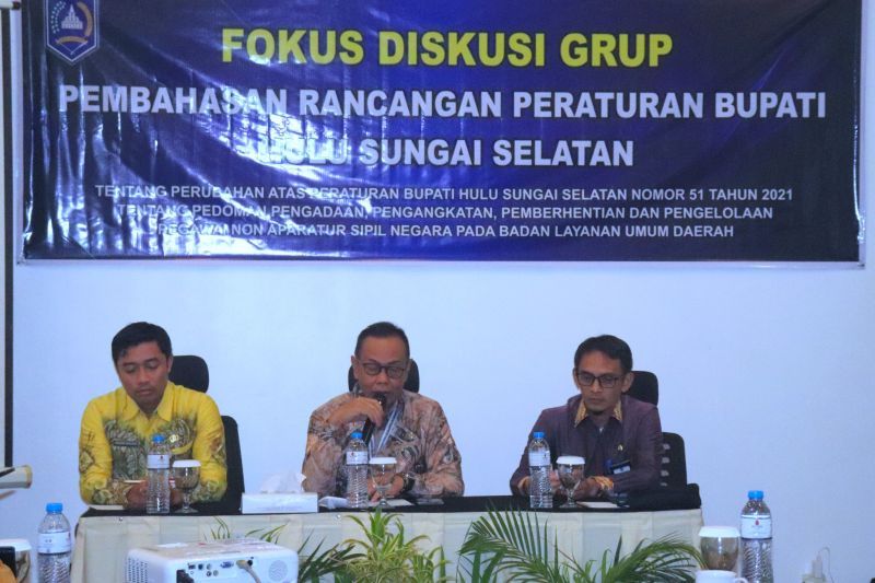 Pemkab HSS diskusikan perubahan Perbup soal Pegawai Non-ASN BLUD