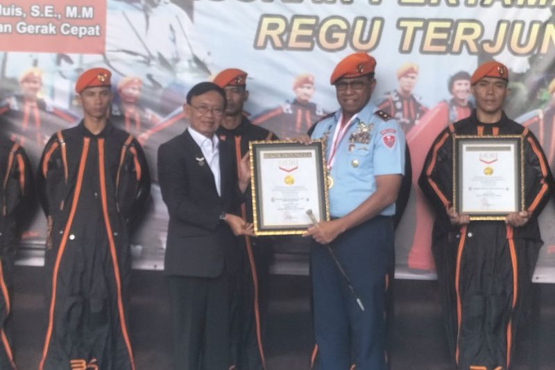 Wajib tahu, Kopasgat diakui MURI pelopori pasukan wingsuit pertama Indonesia