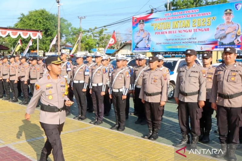 Polres HST gelar operasi patuh intan tertibkan lalu lintas selama dua pekan ke depan