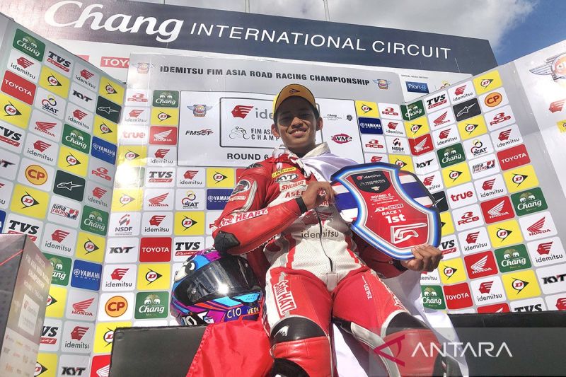 Veda Ega Pratama finis di posisi kedua pada Race 1 GP Spielberg Austria